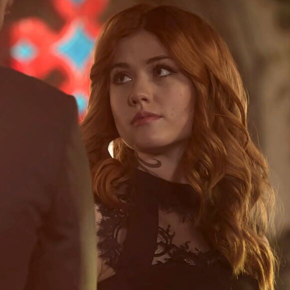 The Kooples Black Lace Insert Crepe Dress ASO Clary Fray - Picture 9 of 10